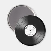 アルバムの曲名の日付結婚/記念日 マグネット (正面/裏面)