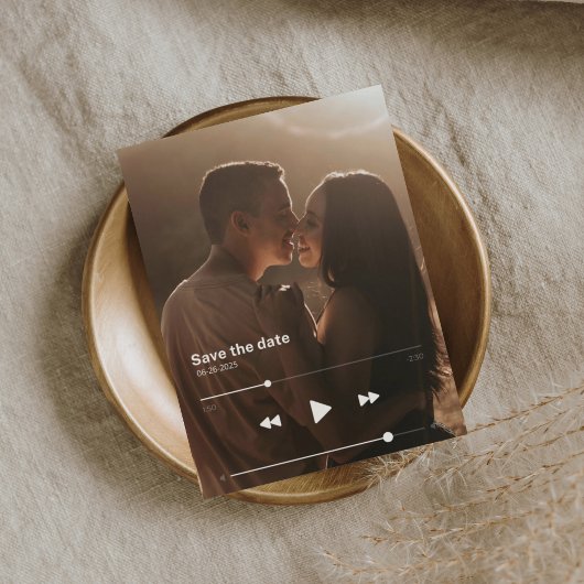 アルバムの表紙の日付の保存 案内ポストカード