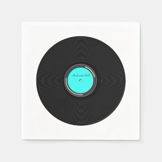 アルバムの記録 スタンダードカクテルナプキン (正面)