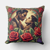 アルバムカバーとロゴ枕 クッション (正面)