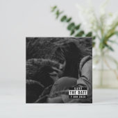 アルバムカバーウイルスのトレンド保存日付招待状 招待状 (スタンド正面)