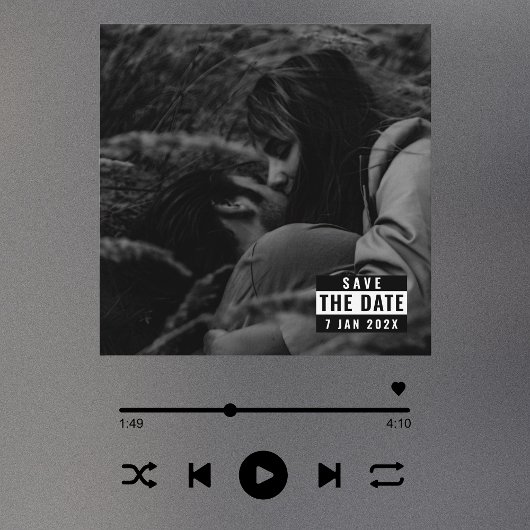 アルバムカバーウイルスのトレンド保存日付招待状 招待状