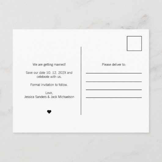 アルバムカバーウイルス音楽の保存日付 案内ポストカード (裏面)