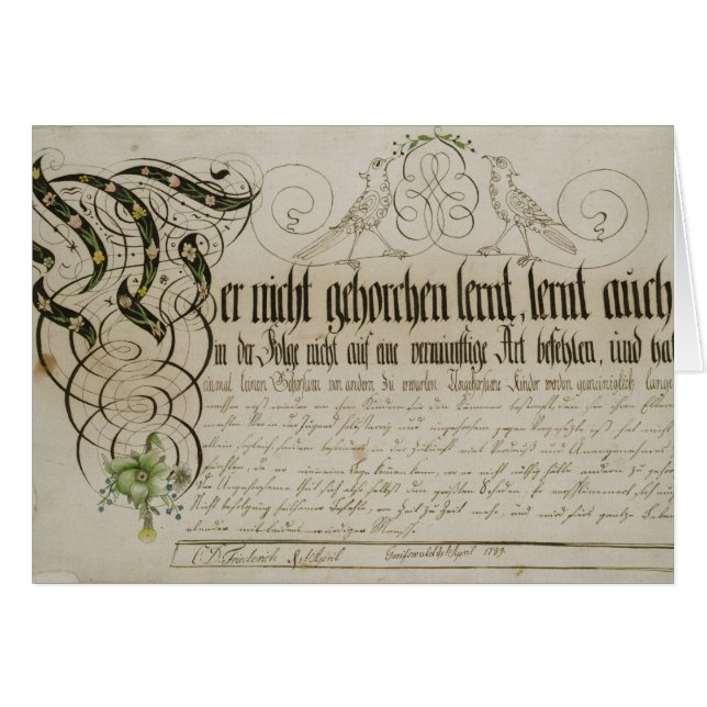 アルバムシート1789年 (正面横)