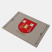 アルバムストーンのアルカサルヒストリカルシールド ドアマット (アングル)