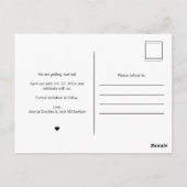 アルバムユニークカバー音楽ソングウイルス日付を保存 ポストカード (裏面)