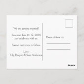 アルバムユニークカバー音楽ソングウイルス日付を保存 ポストカード (裏面)