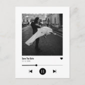 アルバムユニークカバー音楽ソングウイルス日付を保存 案内ポストカード (正面)