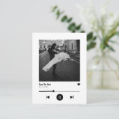 アルバムユニークカバー音楽ソングウイルス日付を保存 案内ポストカード (スタンド正面)