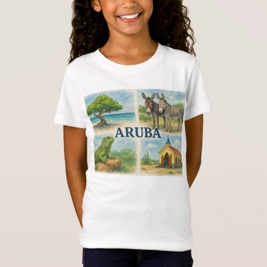 アルバムービュー水彩画 Tシャツ (正面)