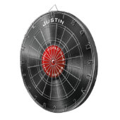 アルバム世界ダーツボードチャンピオンを記録パーソナライズされた ダーツボード (正面右)