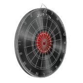 アルバム世界ダーツボードチャンピオンを記録パーソナライズされた ダーツボード (正面左)