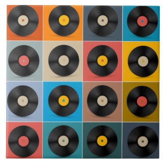 アルバム，レコード，音楽ポスター タイル