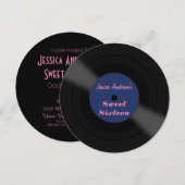 アルバムSweet sixteen 招待状 (正面/裏面)