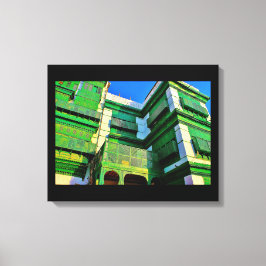 アルバラドグリーン建物 キャンバスプリント