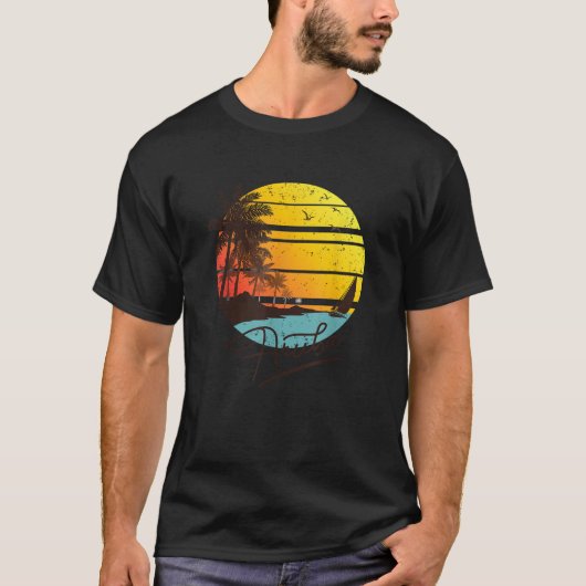 アルバレトロサマートロピカルビーチ Tシャツ (正面)