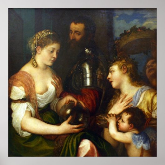 アルバロスのアルフォンス、マーキス・デル・ヴァスト – ティツィア ポスター (正面)