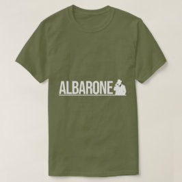アルバローネ・ギャングシルエット グラフィック - ホワイト Tシャツ