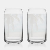 アルバンビーチI美しい自然シーン ガラス缶 (裏面)