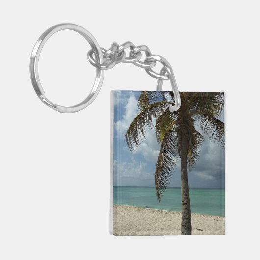 アルバンビーチI美しい自然シーン キーホルダー (正面左)