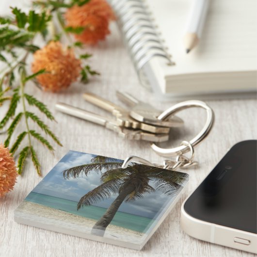 アルバンビーチI美しい自然シーン キーホルダー (正面右)