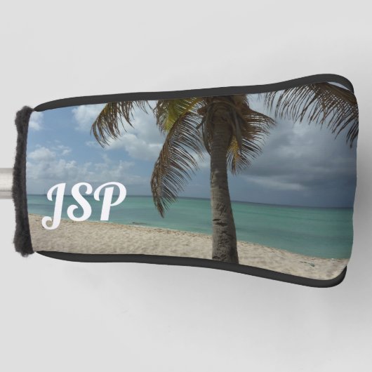 アルバンビーチI美しい自然シーン ゴルフヘッドカバー (正面)