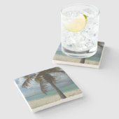 アルバンビーチI美しい自然シーン ストーンコースター (横)