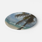 アルバンビーチI美しい自然シーン ペーパープレート (アングル)