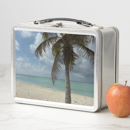 アルバンビーチI美しい自然シーン メタルランチボックス (インサイチュ)
