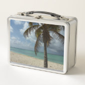 アルバンビーチI美しい自然シーン メタルランチボックス (正面)