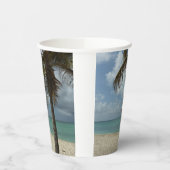 アルバンビーチI美しい自然シーン 紙コップ (左)