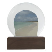 アルバンビーチII美しい自然シーン スノーグローブ (裏面)