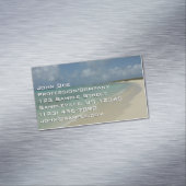 アルバンビーチII美しい自然シーン マグネット名刺 (インサイチュ)