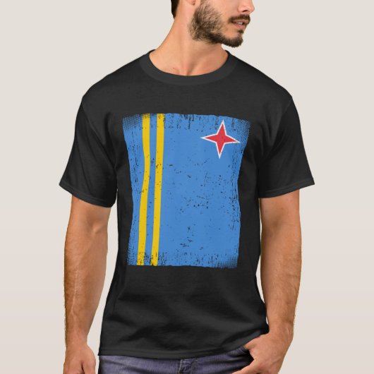 アルバン国旗アルバ Tシャツ (正面)