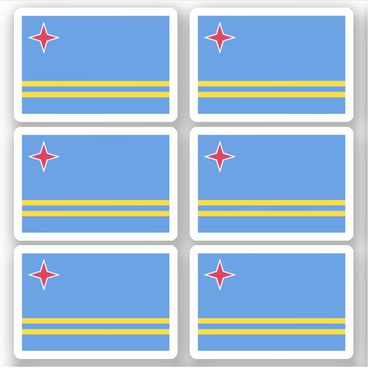 アルバン国旗 シール (正面)