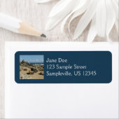 アルバン海岸のロックモニュメント ラベル (インサイチュ)