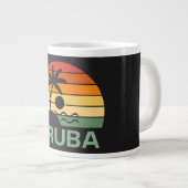 アルバヴィンテージパームツリーズサマービーチ ジャンボコーヒーマグカップ (正面右)