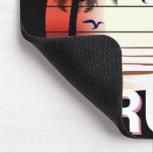 アルバヴィンテージパームツリーズサマービーチ マウスパッド (コーナー)