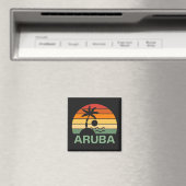 アルバヴィンテージパームツリーズサマービーチ マグネット (インサイチュ (食洗機))