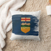 アルバータの旗 クッション (ブランケット)