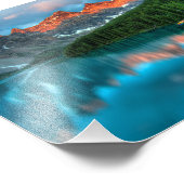 アルバータカナダレイクルイセサマーアドベンチャー フォトプリント            (角)