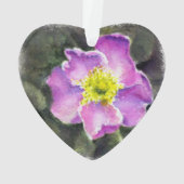 アルバータワイルドバラバレンタインオーナメント オーナメント (裏面)