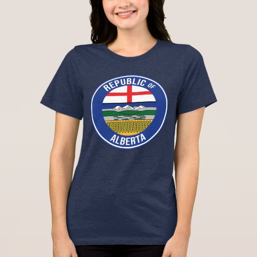 アルバータ共和国 WEXIT トライブレンドＴシャツ (正面)