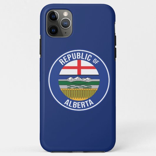 アルバータ共和国 WEXIT Case-Mate iPhoneケース (裏面)
