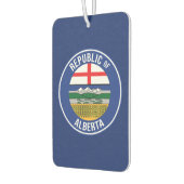 アルバータ共和国WEXIT カーエアーフレッシュナー (左)