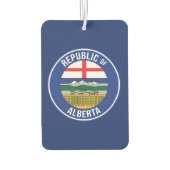 アルバータ共和国WEXIT カーエアーフレッシュナー (裏面)