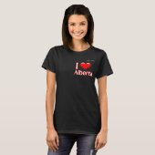 アルバータ州が大好き Tシャツ (正面フル)