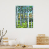 アルバータ州の丘陵地帯の美しい風景アートプリントポスター ポスター (キッチン)