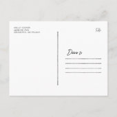 アルバータ州エドモントンはがき | YEGからこんにちは ポストカード (裏面)