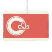 アルバータ州カルガリー州旗ボトルオープナー カーエアーフレッシュナー (裏面)